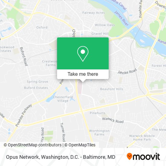 Opus Network map