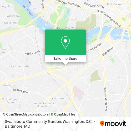 Mapa de Swansboro Community Garden