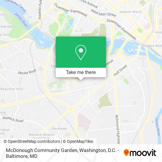 Mapa de McDonough Community Garden