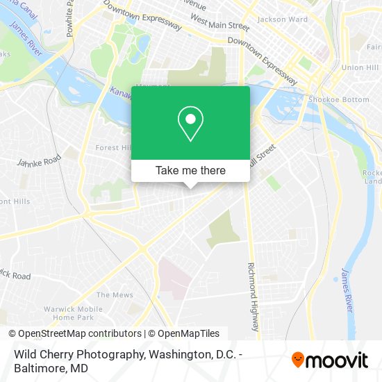 Wild Cherry Photography map