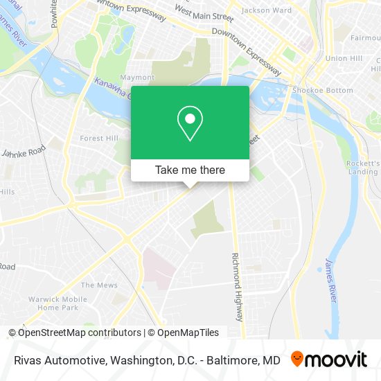 Rivas Automotive map