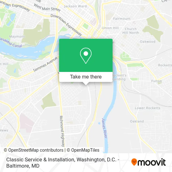 Classic Service & Installation map