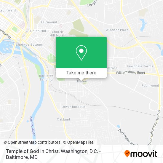 Temple of God in Christ map
