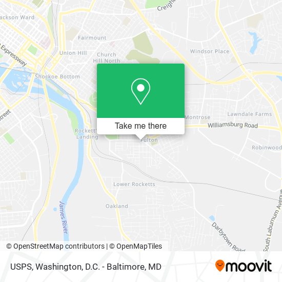 Mapa de USPS