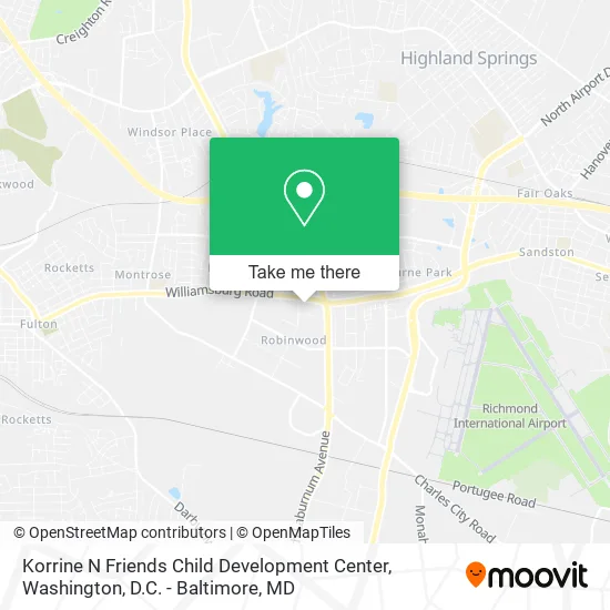 Korrine N Friends Child Development Center map