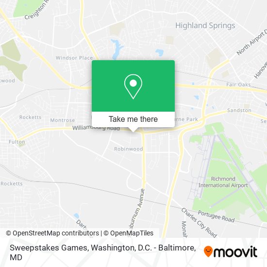 Sweepstakes Games map