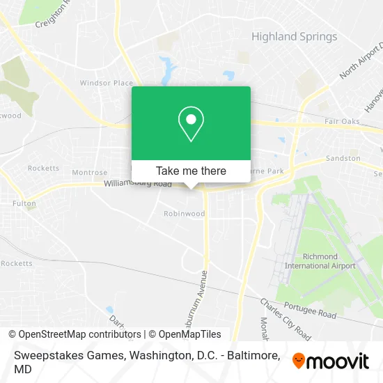 Sweepstakes Games map