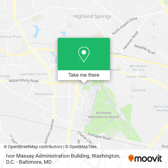 Ivor Massey Administration Building map