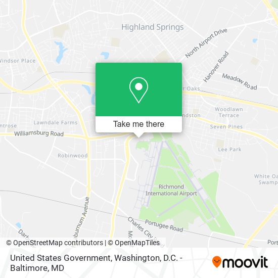United States Government map
