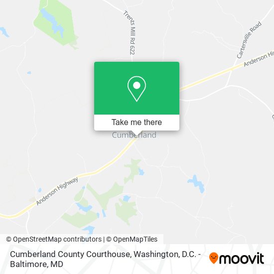 Cumberland County Courthouse map