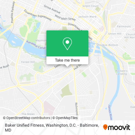Baker Unified Fitness map
