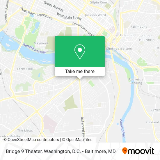 Bridge 9 Theater map