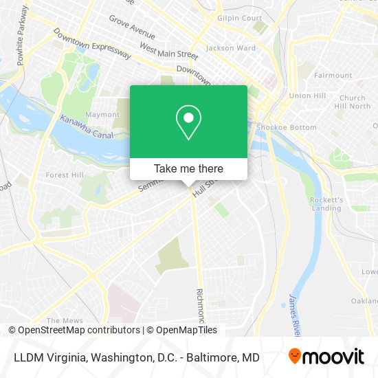 Mapa de LLDM Virginia