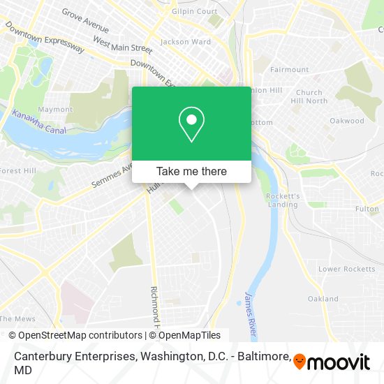Mapa de Canterbury Enterprises