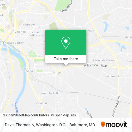 Davis Thomas N map