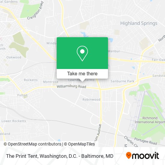 The Print Tent map