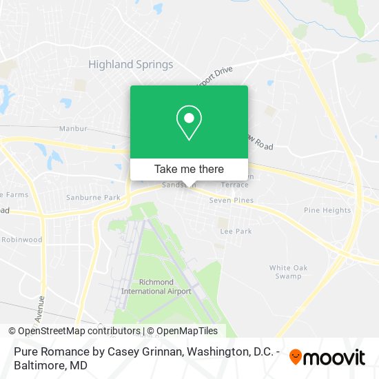 Pure Romance by Casey Grinnan map