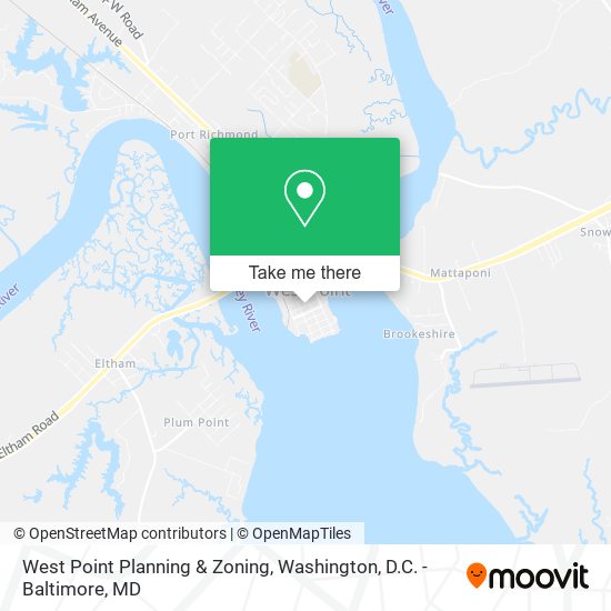 West Point Planning & Zoning map