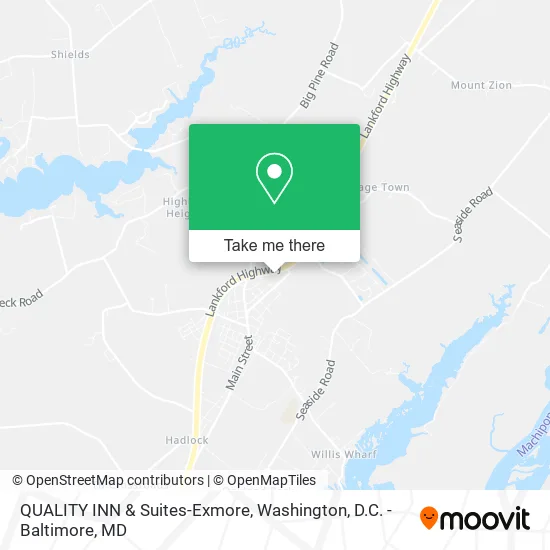 QUALITY INN & Suites-Exmore map