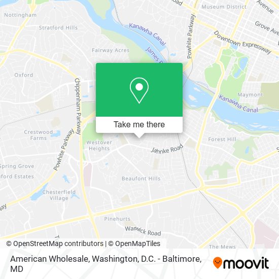 Mapa de American Wholesale