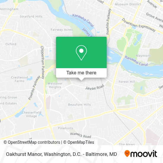 Oakhurst Manor map