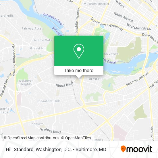 Mapa de Hill Standard