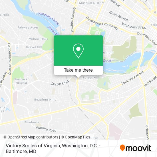 Victory Smiles of Virginia map
