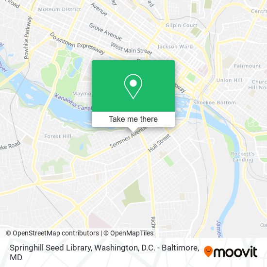 Springhill Seed Library map