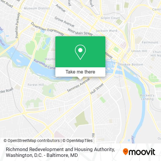 Richmond Redevelopment and Housing Authority map