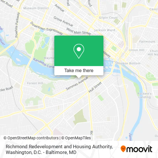 Richmond Redevelopment and Housing Authority map