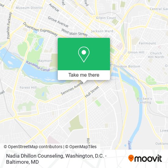 Nadia Dhillon Counseling map