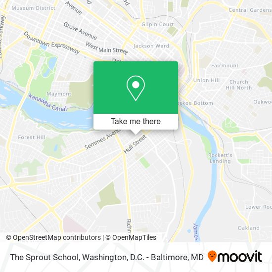 Mapa de The Sprout School