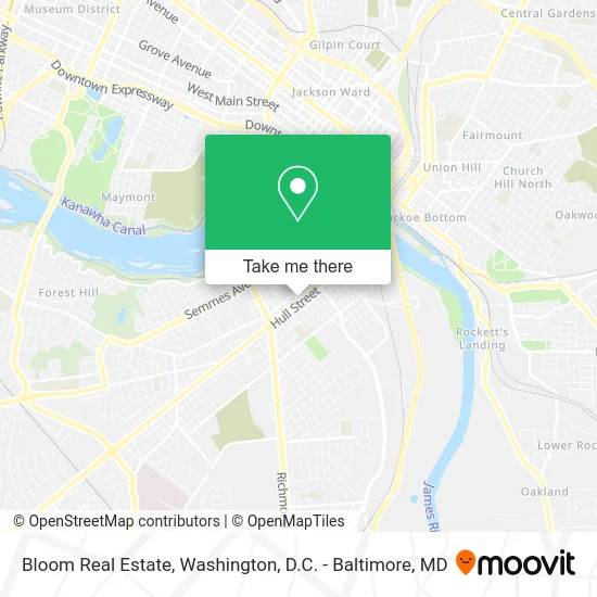 Bloom Real Estate map
