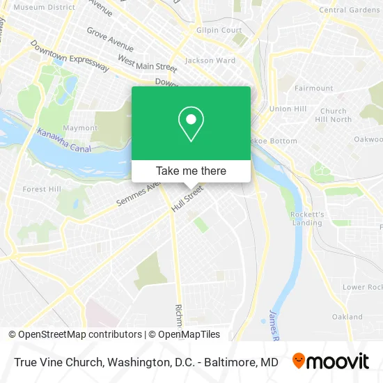 Mapa de True Vine Church