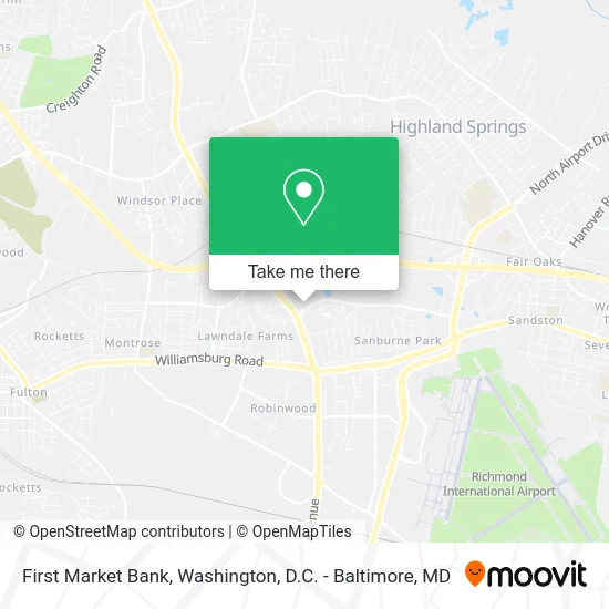 First Market Bank map