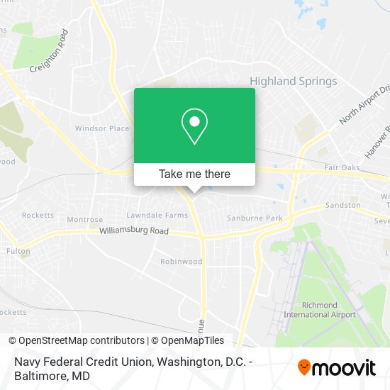Navy Federal Credit Union map