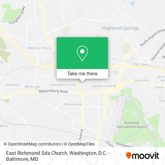 East Richmond Sda Church map