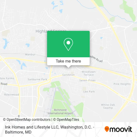 Ink Homes and Lifestyle LLC map