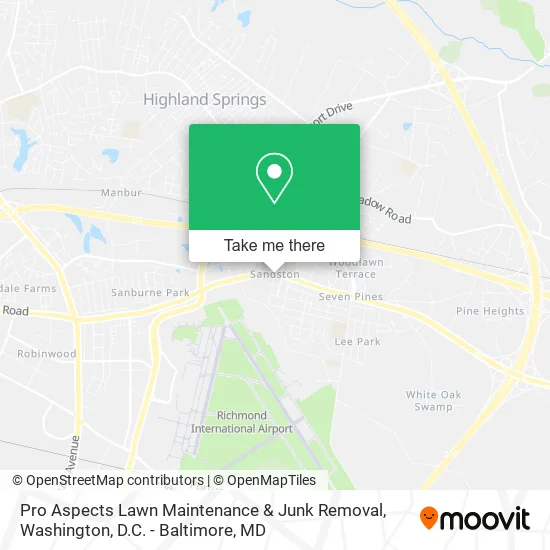 Pro Aspects Lawn Maintenance & Junk Removal map