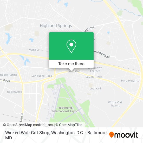 Mapa de Wicked Wolf Gift Shop