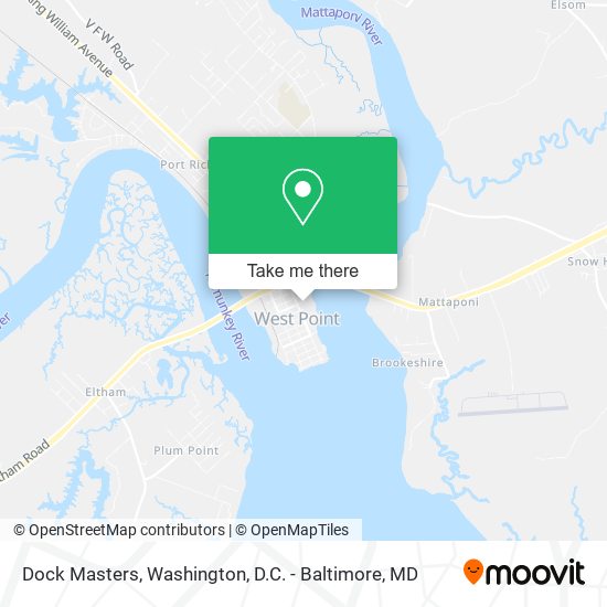 Dock Masters map