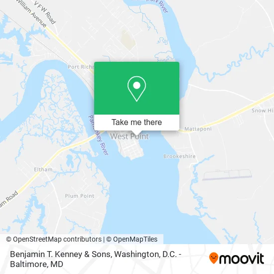 Benjamin T. Kenney & Sons map