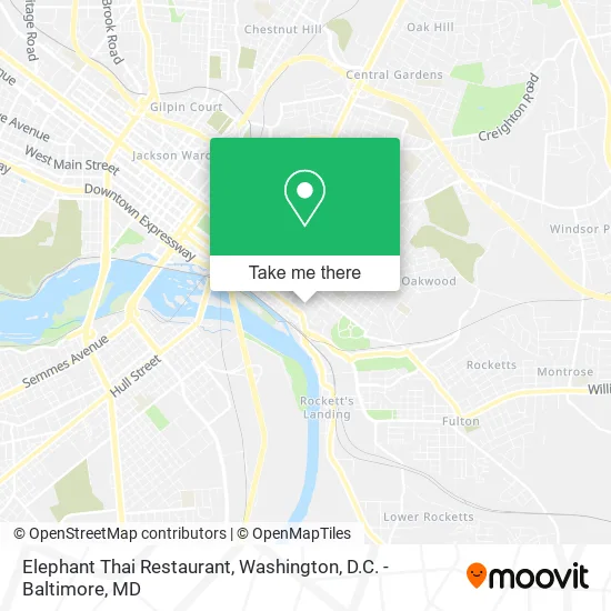 Elephant Thai Restaurant map