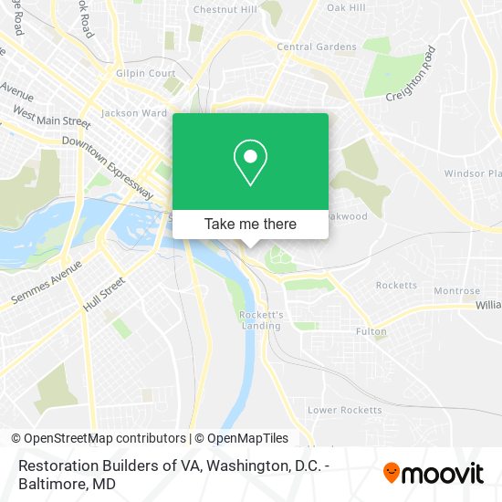 Mapa de Restoration Builders of VA