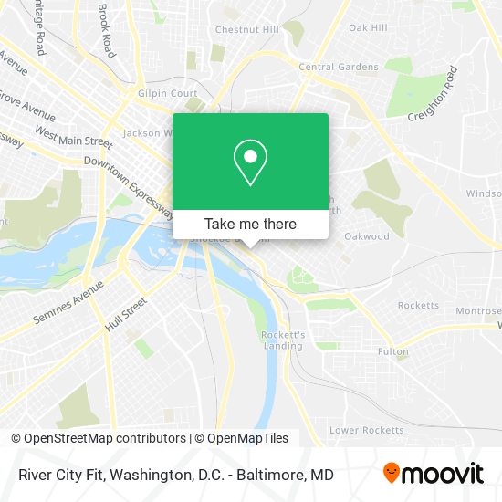 River City Fit map