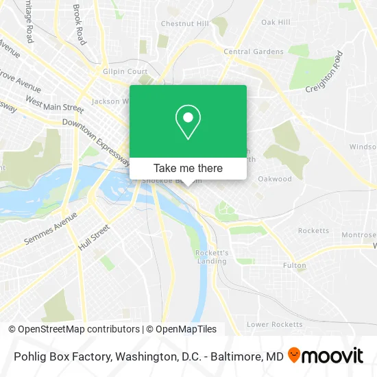 Pohlig Box Factory map