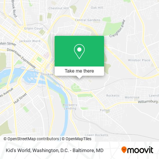 Kid's World map