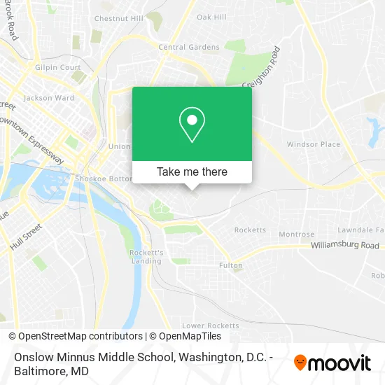 Mapa de Onslow Minnus Middle School