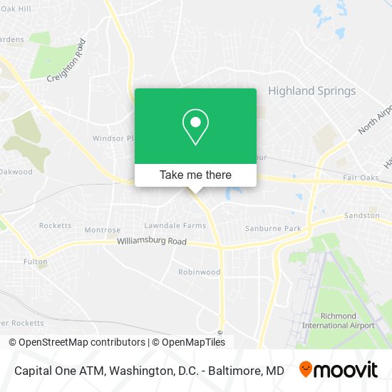 Capital One ATM map