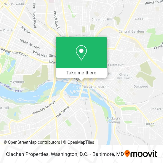 Clachan Properties map